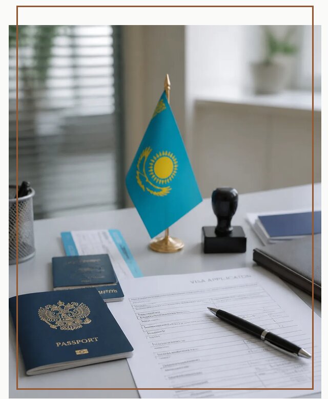 Оформление визы в Казахстан для поездки и работы в Амурске